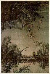 Feer i Kensington Gardens fra «Peter Pan in Kensington Gardens» av J. M. Barrie, 1906